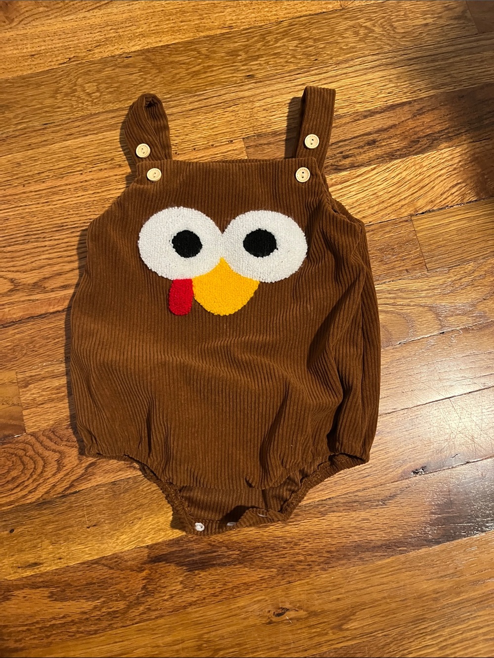 Corduroy turkey body suit